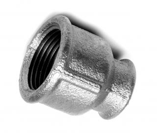 mufa żeliwna redukcyjna 3/4" x 1/2" ocynkowana