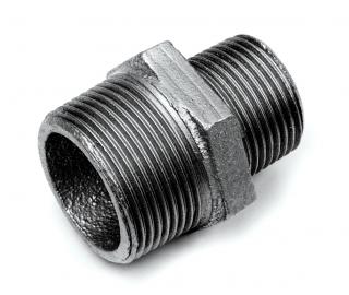 nypel żeliwny redukcyjny 3/4" x 1/2" ocynkowany