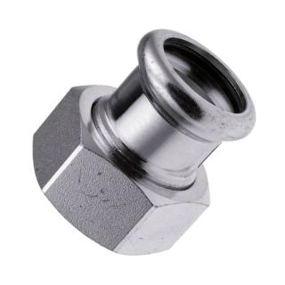 półśrubunek press na uszczelkę 22 × 1" GW KAN-therm Steel stal węglowa, ocynkowana