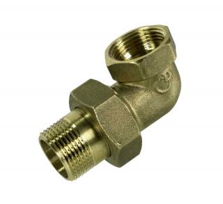 śrubunek kątowy 1/2" (DN15) stożek