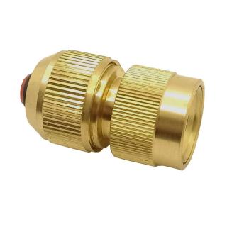 szybkozłączka do węża 1/2" z funkcją stop, mosiądz. Cellfast