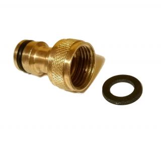 szybkozłączka QUICK 1/2" GW mosiężna z oringiem