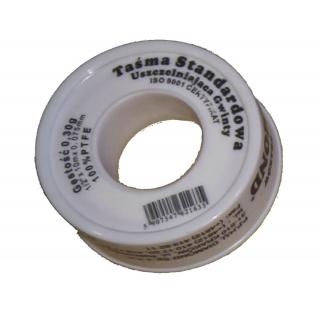 Teflon 0,075mm x 12 mm x 10mb. Diamond (biały)