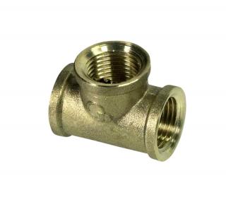 trójnik 1 1/4" (DN32) mosiężny