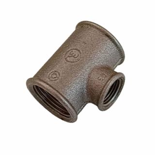 trójnik 5/4" x 1/2" czarny