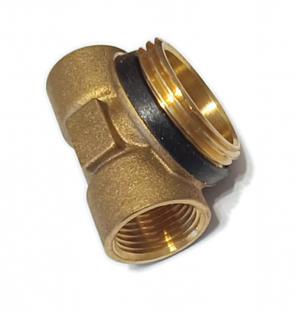 trójnik do rozdzielacza 1" GZ x 1/2" GW x 1/2" GW