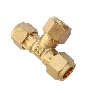 trójnik skręcany 12mm HEX Conex do rur miedzianych