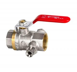 zawór kulowy 3/4" Diamond ze spustem