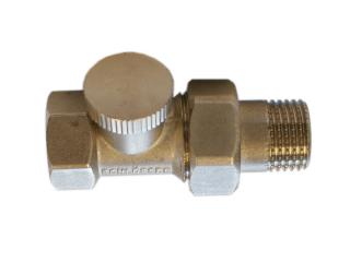zawór powrotny 1/2" prosty Schlosser - nikiel