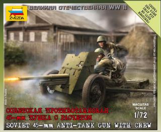 Soviet 45mm Anti-Tank Gun w/ Crew