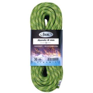 Lina turystyczna Rando 8 mm x 48 m Standard Green