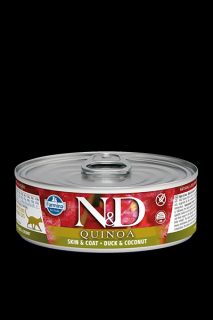 .ND CAT QUINOA SKINCOAT DUCK ADULT 80gr