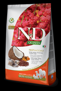 ND Dog Quinoa Skin  Coat Herring,coconut 800 gr