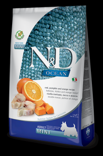 ND Ocean Dog dorsz,dynia,pomarań Adult mini 2,5kg