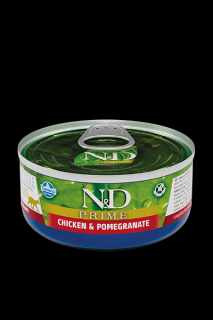 ND PRIME CAT CHICKEN AND POMEGRANATE ADULT 70gr
