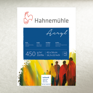 Hahmenuhle Blok Do Farb  Akrylowych 450 g  330 g 24/32 cm