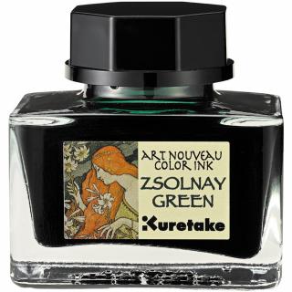 Kuretake Atrament Ink Cafe Ink Art Nouveau -  Zsolnay Green