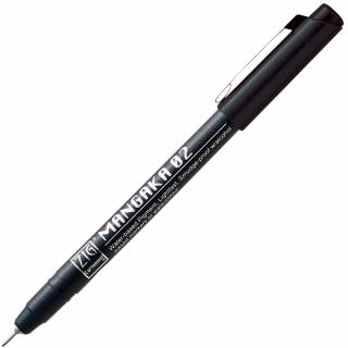 Kuretake Mangaka 02 mm Black