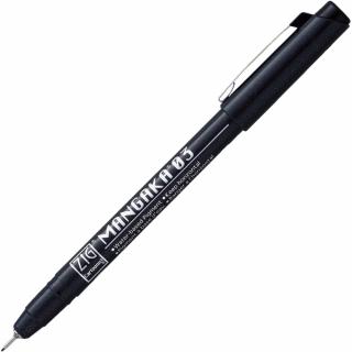 Kuretake Mangaka 03 mm Black