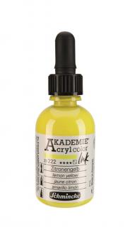 Schmincke Akademie Acryl Ink 50 ml - 222 Lemon Yellow