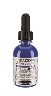 Schmincke Akademie Acryl Ink 50 ml - 443 Cobalt Blue Hue Deep
