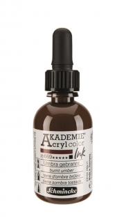 Schmincke Akademie Acryl Ink 50  ml - 669 Burnt Umber
