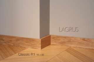 Lagrus Classic R1 Fornir dąb listwa 16x80x2420 mm
