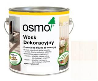 Osmo 3186 0,125L Wosk Dekoracyjny Matowa Biel próbka