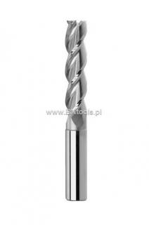 Frez 3-ostrzowy długi 10 mm DIN 844-A L-M-W HSS-E Fenes