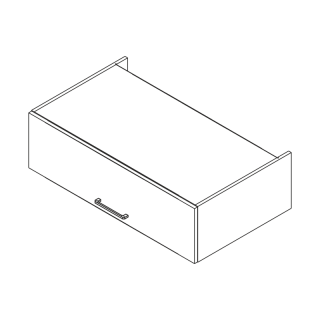 Nadstawka nad słupkami AGD 100cm KAMMONO P4