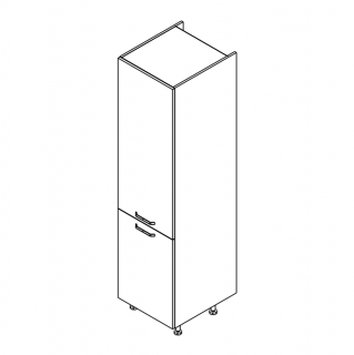 Słupek kuchenny 2 drzwi 50 cm KAMMONO P2