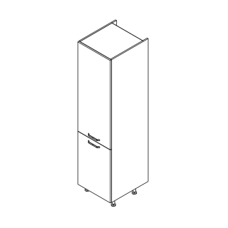 Słupek kuchenny 2 drzwi 50 cm KAMMONO P4