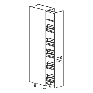 Słupek z koszem cargo MAX 30 cm KAMMONO K2