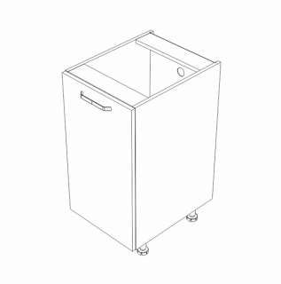 Szafka kuchenna dolna 1 drzwi 40 cm KAMMONO P2