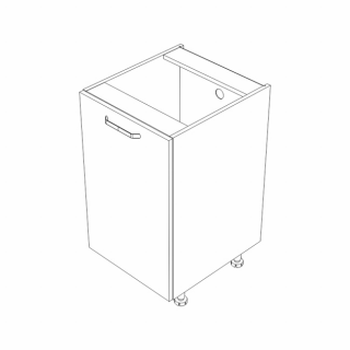 Szafka kuchenna dolna 1 drzwi 45 cm KAMMONO P4