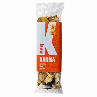 Baton "BAW SIĘ" - popcorn, banan, nerkowiec Karma, 35g. Karma