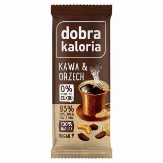 Baton owocowy - kawa i orzech Dobra Kaloria 35g. Dobra Kaloria