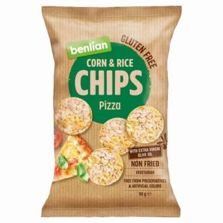 Chipsy kukurydziano-ryżowe - pizza Benlian 50g. Benlian