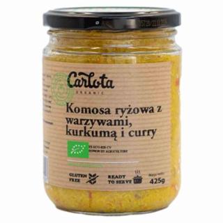 Komosa ryżowa z warzywami, kurkumą i curry Carlota Organic BIO, 425g. Carlota Organic