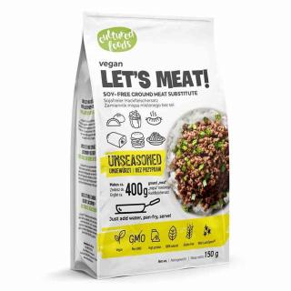 Let's Meat! Roślinny zamiennik mięsa - bez przypraw Cultured Foods 150g. Cultured Foods