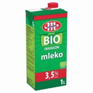 Mleko UHT 3,5% Mlekowita BIO 1L. SM Mlekowita