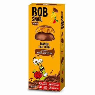Przekąska mango w mlecznej czekoladzie Bob Snail, 30g. Bob Snail