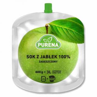 Sok jabłkowy 100%, zagęszczony Purena, 600g. Purena