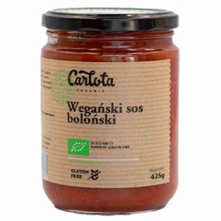 Wegański sos boloński Carlota Organic BIO, 425g. Carlota Organic