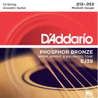 D'Addario (12-52/12-30) Phosphor Bronze