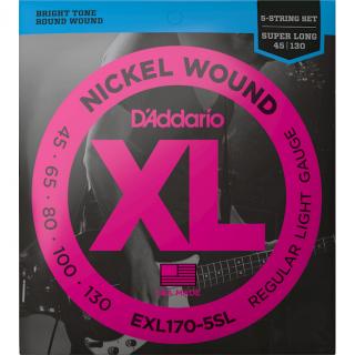 D'Addario (45-130) Nickel Wound Super Long Scale