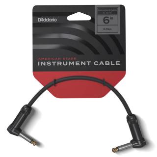 D'Addario American Stage 1/4" Patch Cable 6 inch