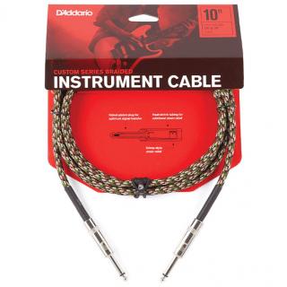 D'Addario Custom Series Braided Instrument Cable Camouflage 3m