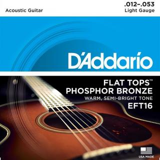 D'Addario EFT (12-53) Flat Tops