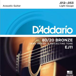 D'Addario EJ (12-53) 80/20 Bronze